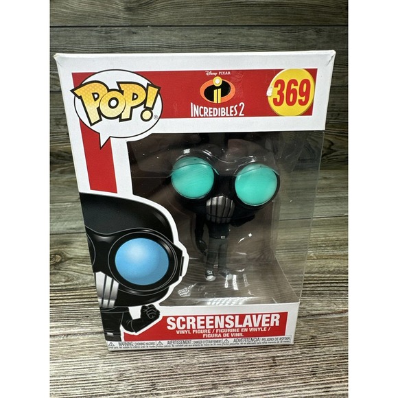 Funko POP! Disney - The Incredibles 2‎ Vinyl Figure - SCREENSLAVER - New in Box - Picture 1 of 5